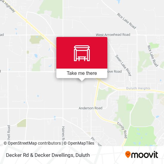 Decker Rd & Decker Dwellings map