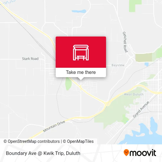 Mapa de Boundary Ave @ Kwik Trip