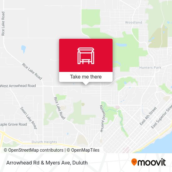 Mapa de Arrowhead Rd & Myers Ave