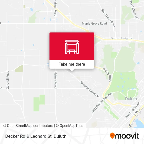 Mapa de Decker Rd & Leonard St