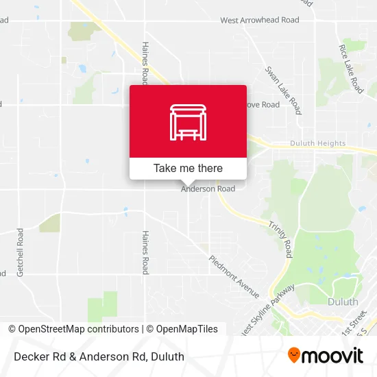 Mapa de Decker Rd & Anderson Rd