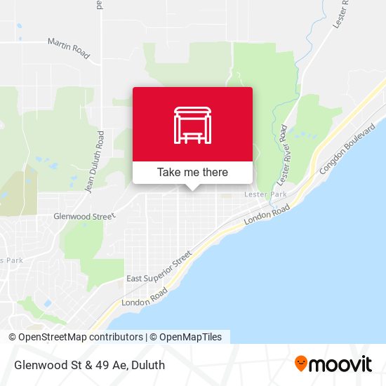 Mapa de Glenwood St & 49 Ae