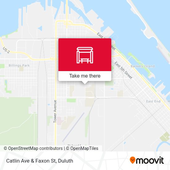 Mapa de Catlin Ave & Faxon St