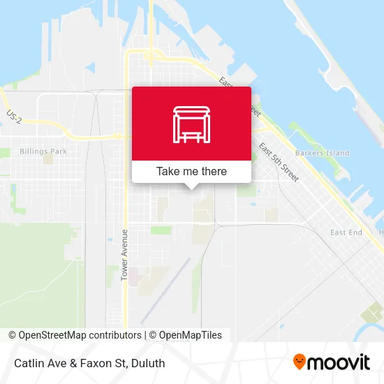 Mapa de Catlin Ave & Faxon St