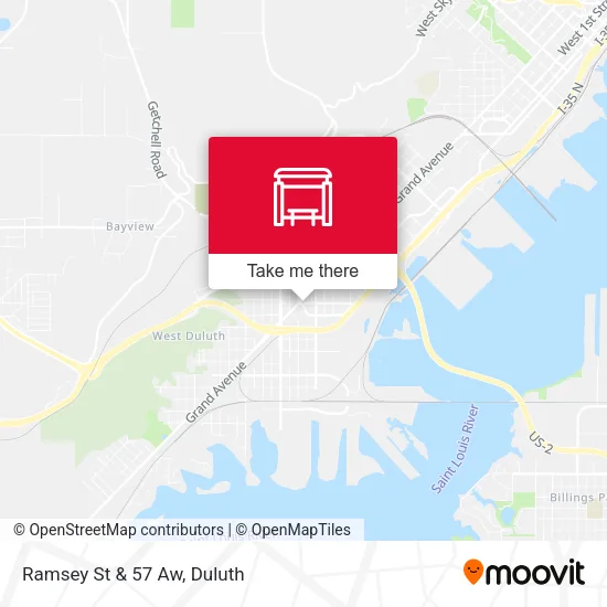 Mapa de Ramsey St & 57 Aw