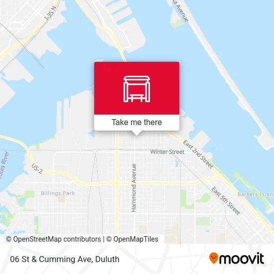 Mapa de 06 St & Cumming Ave