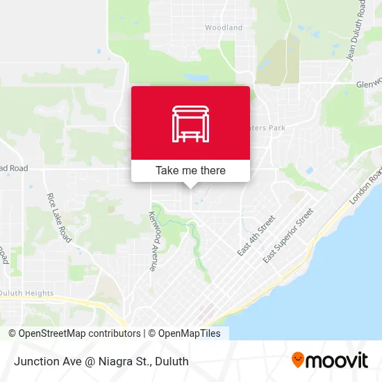 Junction Ave @ Niagra St. map