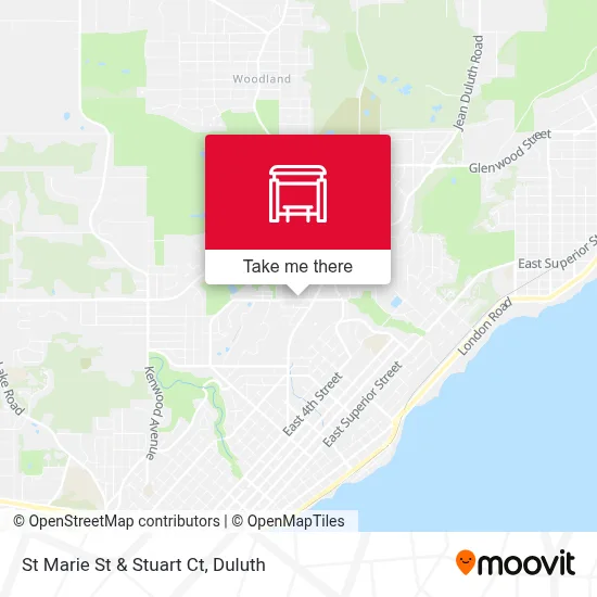 St Marie St & Stuart Ct map