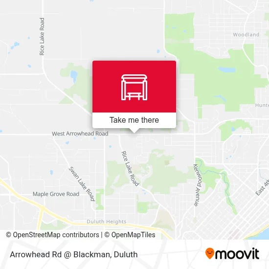 Arrowhead Rd @ Blackman map