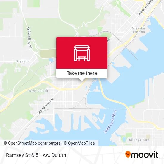 Ramsey St & 51 Aw map