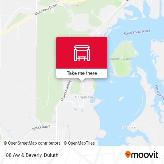 88 Aw & Beverly map
