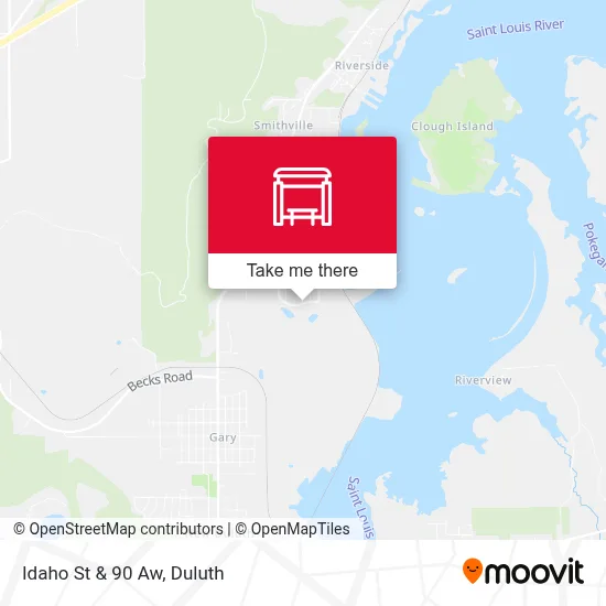 Idaho St & 90 Aw map