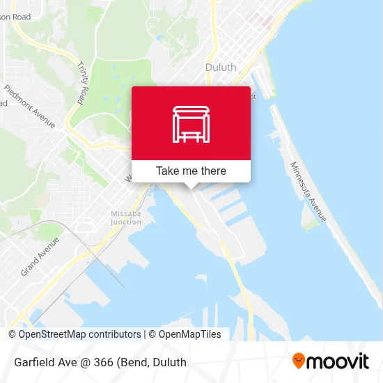 Garfield Ave @ 366 map