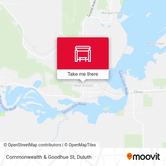 Commonwealth & Goodhue St map