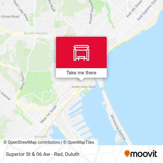 Superior St & 06 Aw - Rad map