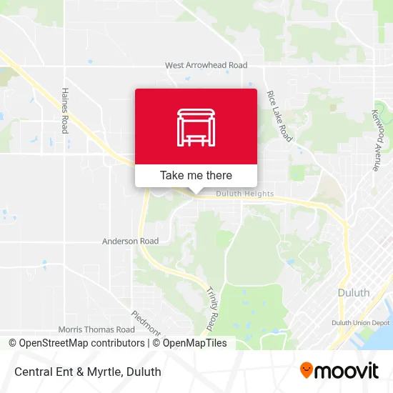 Central Ent & Myrtle map