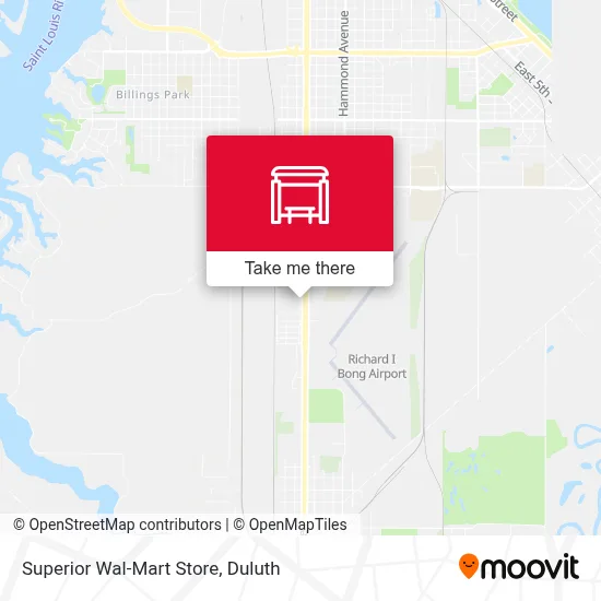 Superior Wal-Mart Store map