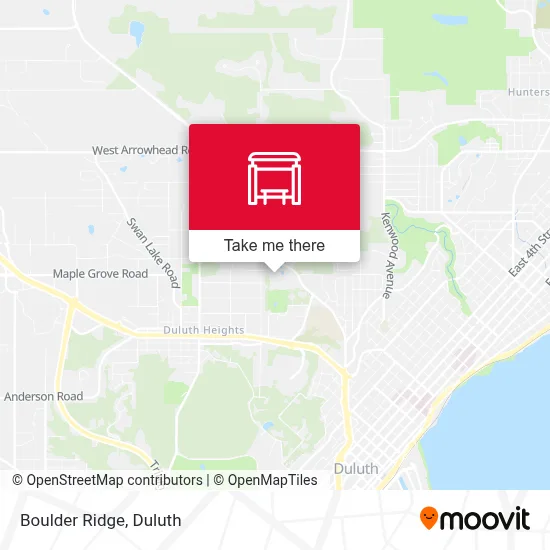 Boulder Ridge map