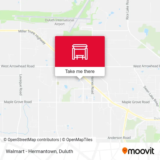 Walmart - Hermantown map