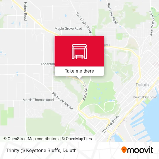 Trinity @ Keystone Bluffs map