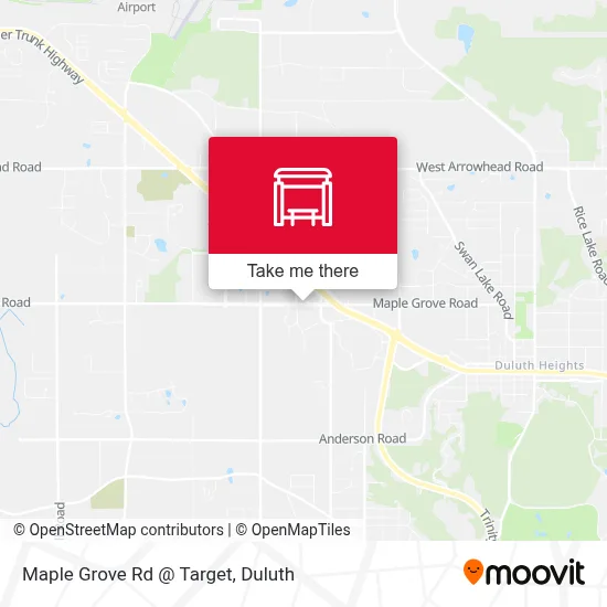 Maple Grove Rd @ Target map