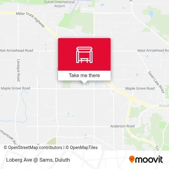 Loberg Ave @ Sams map