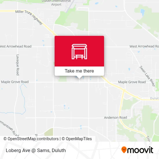 Loberg Ave @ Sams map