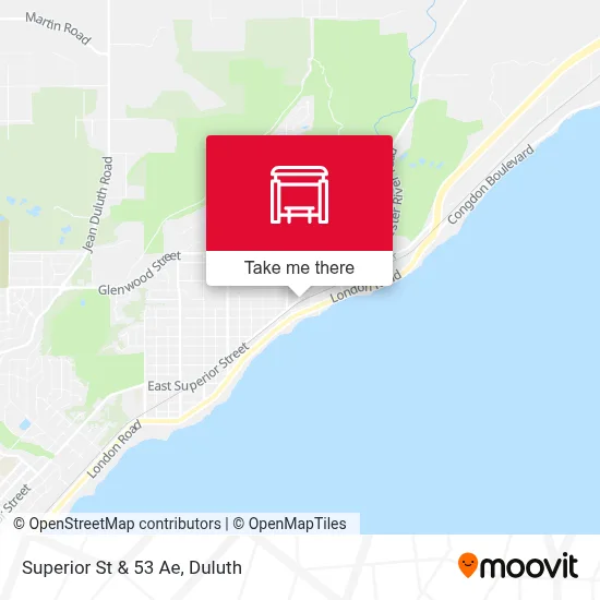 Superior St & 53 Ae map
