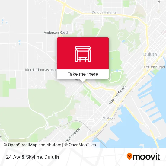 24 Aw & Skyline map