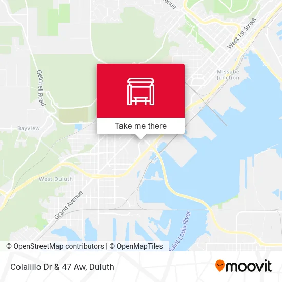 Colalillo Dr & 47 Aw map