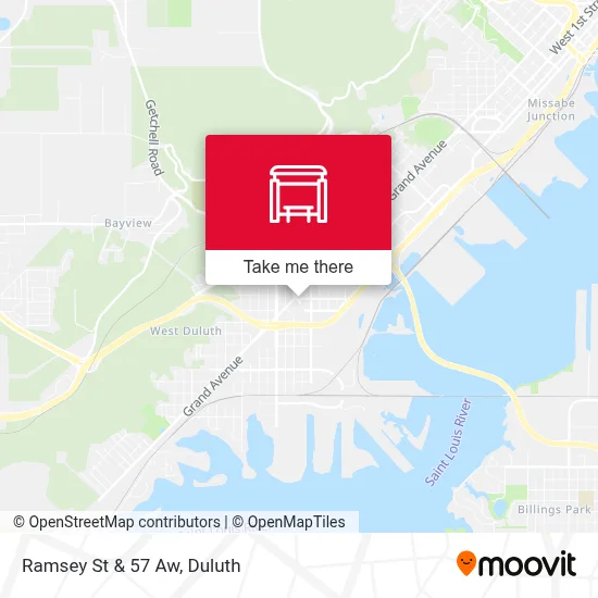 Ramsey St & 57 Aw map