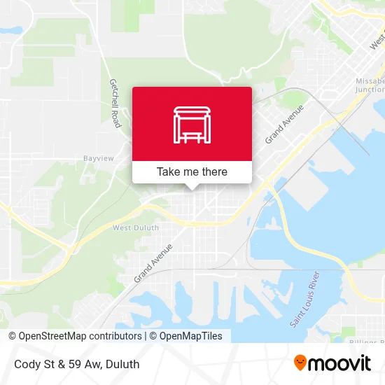 Cody St & 59 Aw map