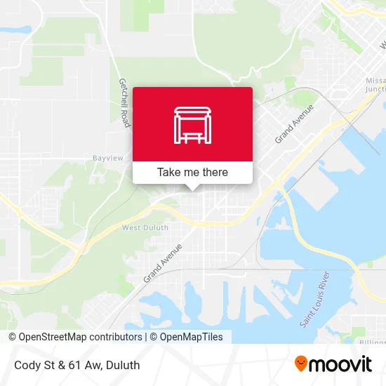 Cody St & 61 Aw map