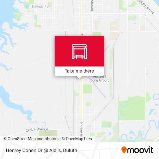 Henrey Cohen Dr @ Aldi's map