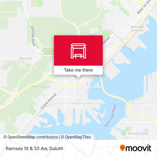 Mapa de Ramsey St & 53 Aw