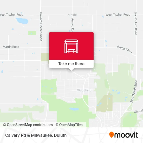 Calvary Rd & Milwaukee map