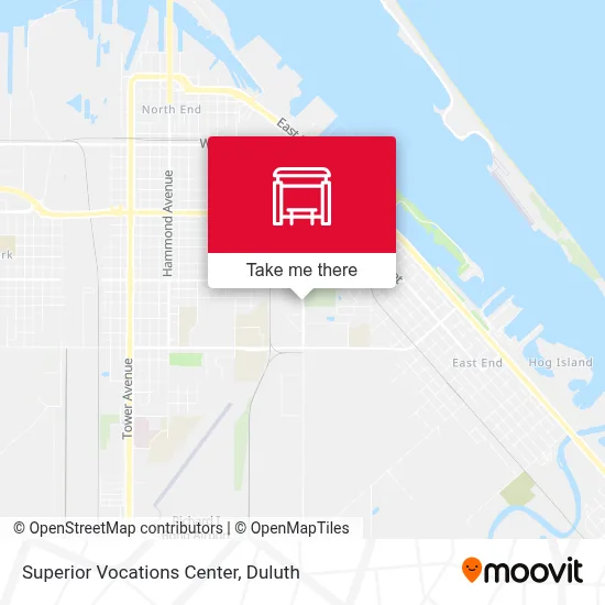 Superior Vocations Center map