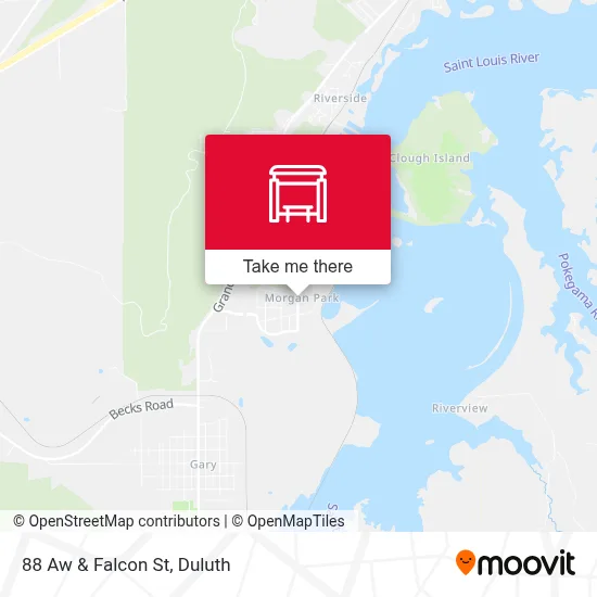 88 Aw & Falcon St map