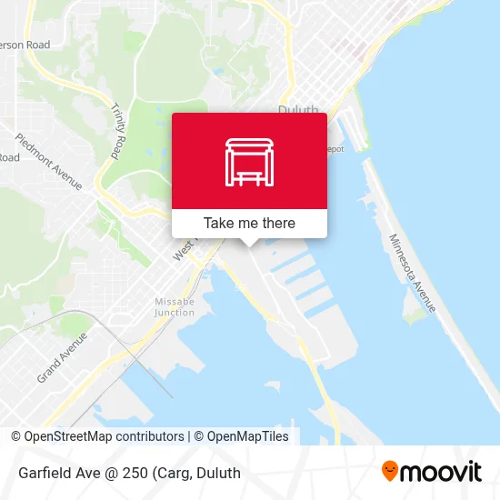 Garfield Ave @  250 map