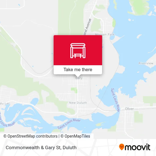 Commonwealth & Gary St map