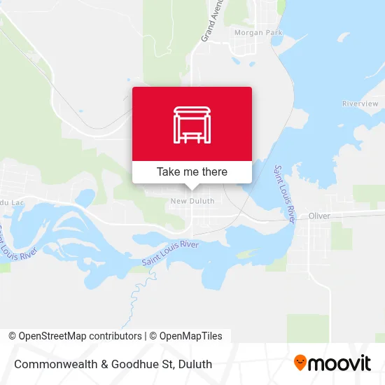 Commonwealth & Goodhue St map