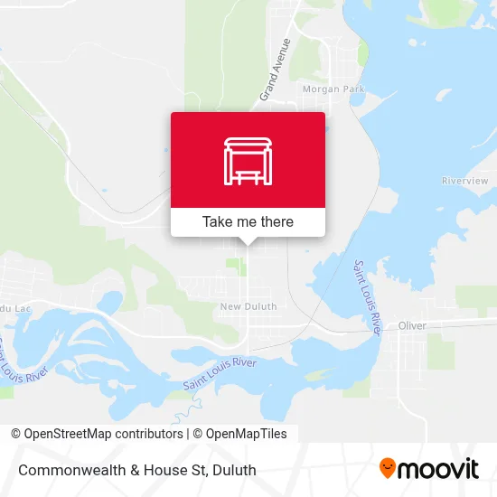 Commonwealth & House St map