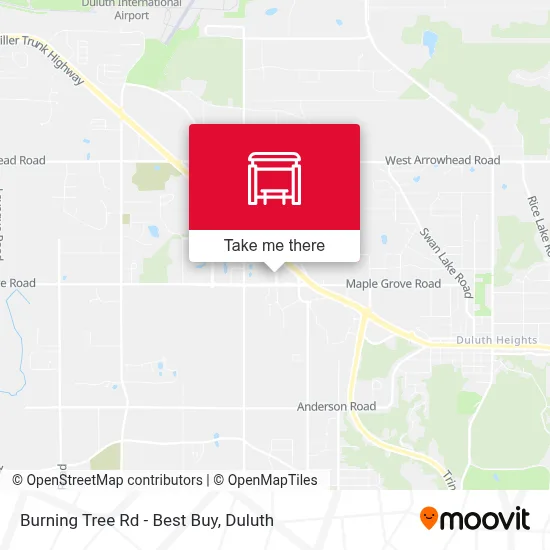 Burning Tree Rd - Best Buy map