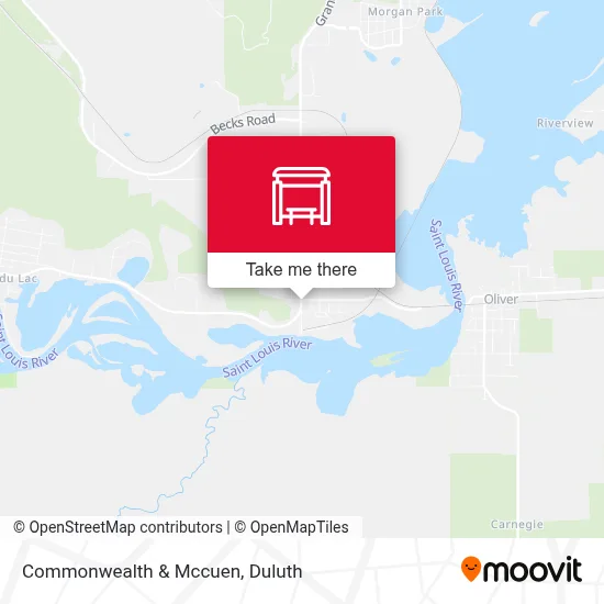 Commonwealth & Mccuen map