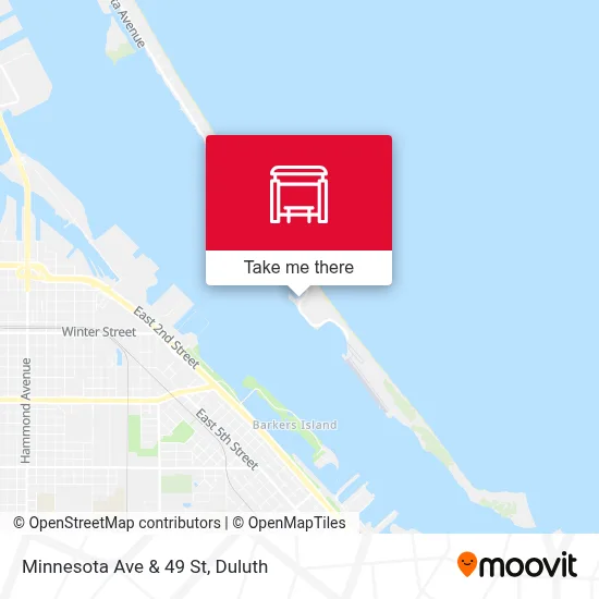 Minnesota Ave & 49 St map