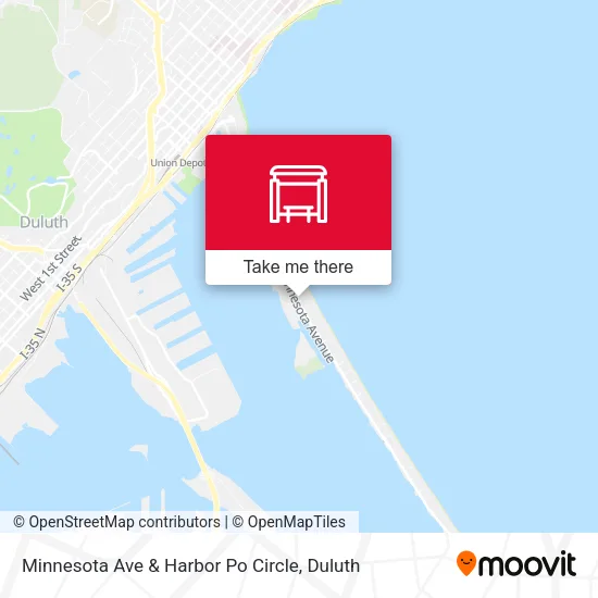 Mapa de Minnesota Ave & Harbor Po Circle