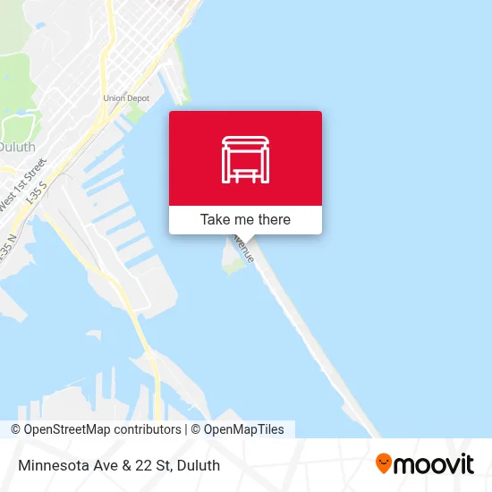 Minnesota Ave & 22 St map