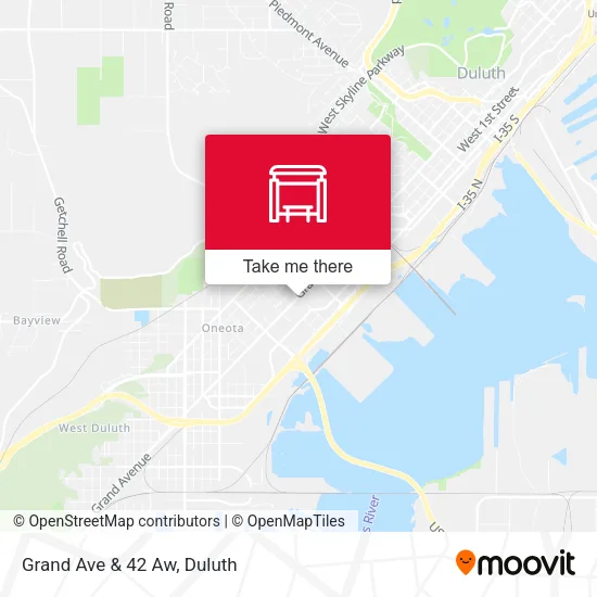 Mapa de Grand Ave & 42 Aw