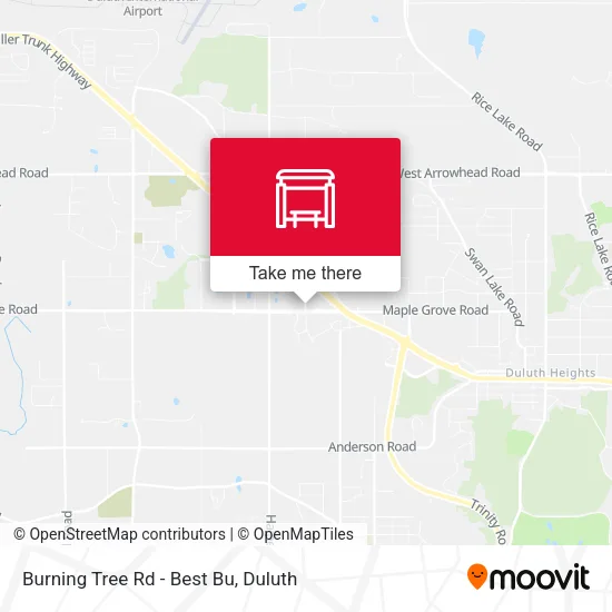 Mapa de Burning Tree Rd - Best Bu