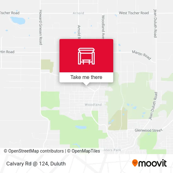 Mapa de Calvary Rd @ 124